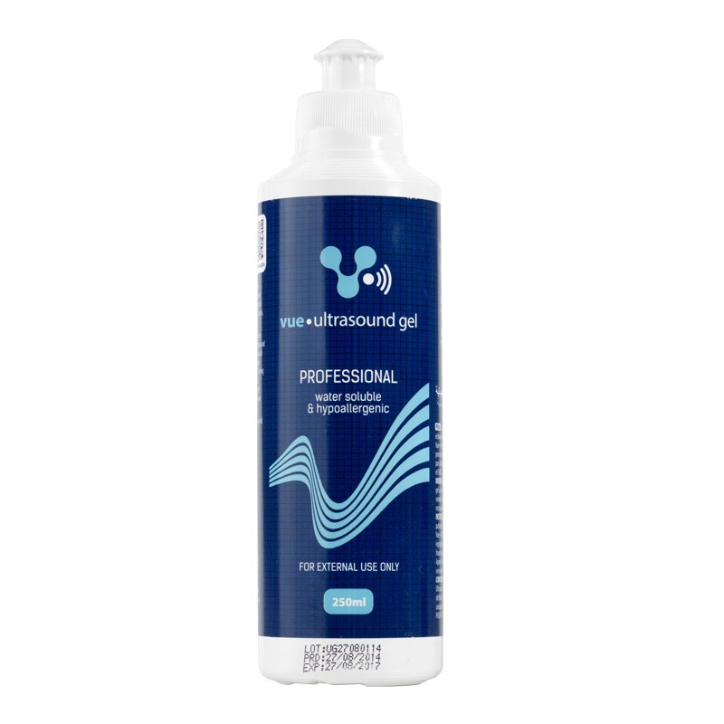 Vue Ultrasonic Gel Clear 250ml
