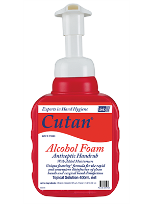 Cutan Alcohol Foam Sanitiser 400ml