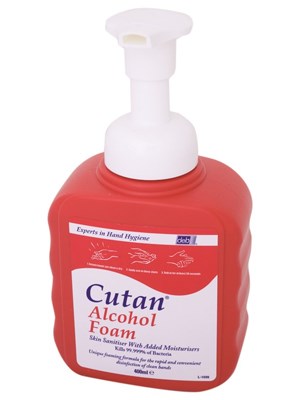 Cutan Alcohol Foam Sanitiser 400ml