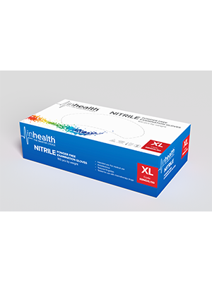 inhealth Nitrile Exam Glove X-Large