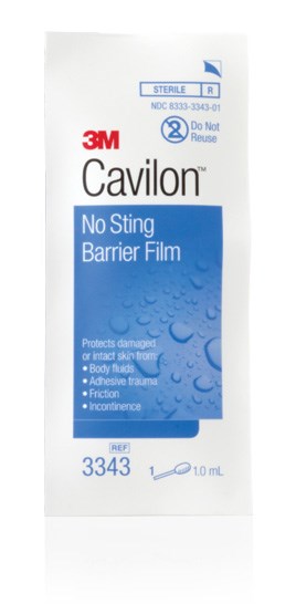 3M Cavilon No Sting Barrier Film Small Wand Applicator- Box/25