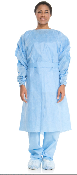 Halyard Tri-Layer AAMI2 Isolation Gown Blue X Large