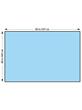HALYARD BASICS* Half Drape, Sterile, 101 x 147 cm