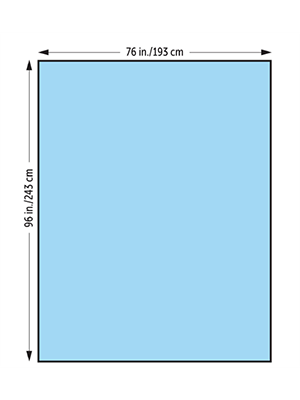 HALYARD* XL Drape, Sterile, 193 x 243 cm