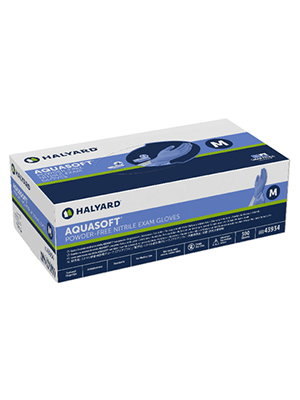 Halyard* AQUASOFT* Nitrile Exam Glv, Med