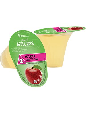 Flavour Creations Apple Juice Thickened 175mL Level 2 Mildly Thick - 24 Pack