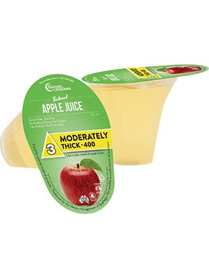 Flavour Creations Apple Juice Thickened 175mL Level 3 Moderately Thick - 24 Pack