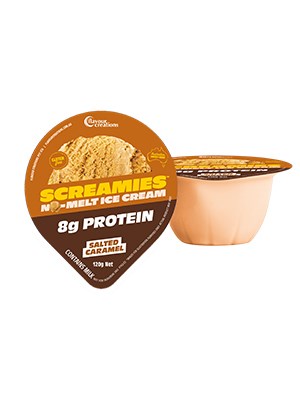 SCREAMIES No-Melt Ice-Scream Protein Salted Caramel 120g - 12 Pack