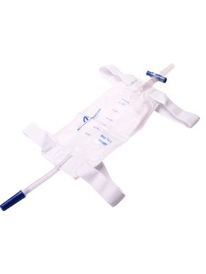 Urine Leg Bag 500ml with T-Tap & 7cm Tube 