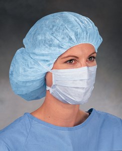 SO SOFT* Surg Mask, with Ties, White