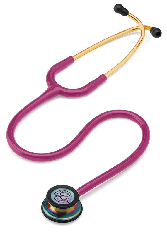 3M Littmann Classic III Rainbow Special Edition with Raspberry Tubing