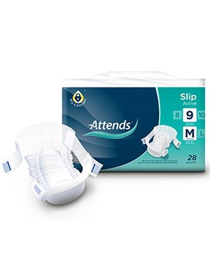 Attends Slip Active 9 Medium – Pkt/28