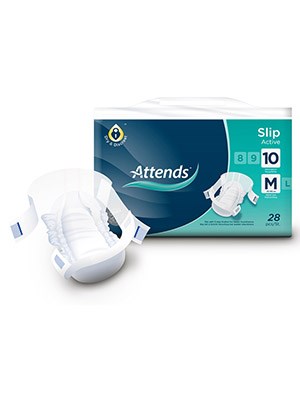 Attends Slip Active 10 Medium – Pkt/28