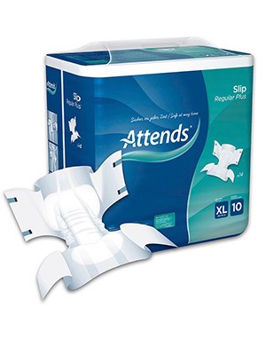 Attends Slip Regular Plus 10 XLarge – Pkt/14