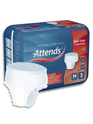Attends Pull-Ons Discreet 3 Medium – Pkt/12