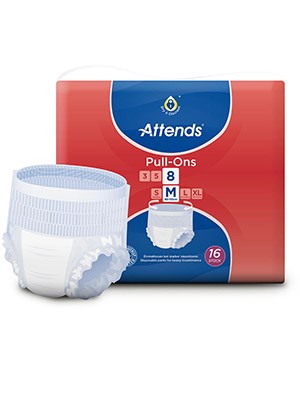 Attends Pull-Ons 8 Medium – Pk/16
