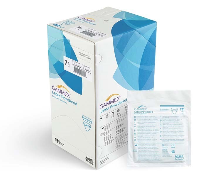 Ansell Gammex Latex Powdered Glove Size 7