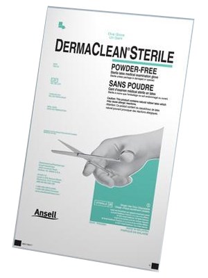 Ansell Dermaclean Powder Free Sterile Glove Small