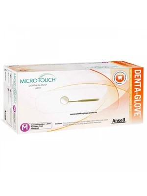 Ansell Micro-Touch DentaGlove Powder Free Latex Exam Glove Medium