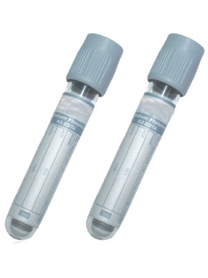BD Vacutainer Tube Fluoride/Oxalate 2ml draw (grey)