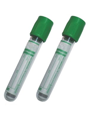 BD Vacutainer Tube Lithium Heparin 144 IU 10ml draw (green)