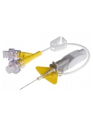 BD Nexiva Closed IV Catheter Dual Port with Cap 24gx 0.75'' (yellow)