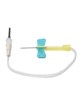 BD Vacutainer Safety-Lok Blood Collection Set 23g x .75'', 7'' Tubing with Luer adapter (light blue)