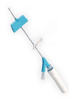BD Saf-T-Intima Integrated Cannula with 'Y' 22g x 0.75'' (blue) each