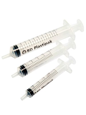BD Syringe 10ml Luer Slip, Eccentric Tip (Plastipak)
