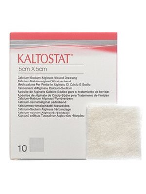 Kaltostat Calcium Sodium Alginate Dressing 5 x 5cm