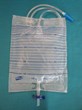 Urine Bag 2000mL 100cm Tube Night Bag T Valve OD 8mm Transparent