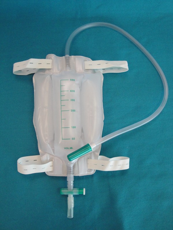 Urine Leg Bag 500ml with T-Tap & 65cm Tube