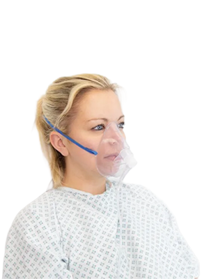 Medium Concentration Mask with Head Strap Flexicare Adult 