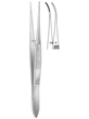 Graefe Iris Forceps Curved Serrated 10cm