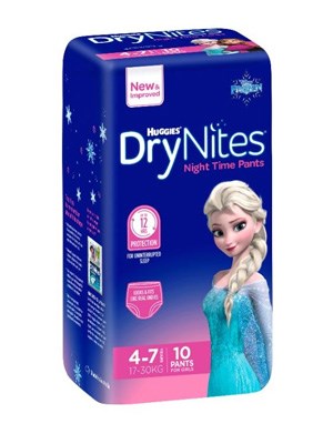Huggies DJPANT D/Nites Grl 4-7
