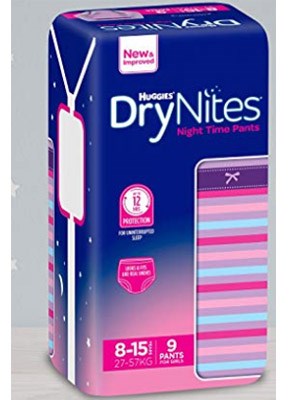 Huggies PJPANT D/Nits Grl 8-15