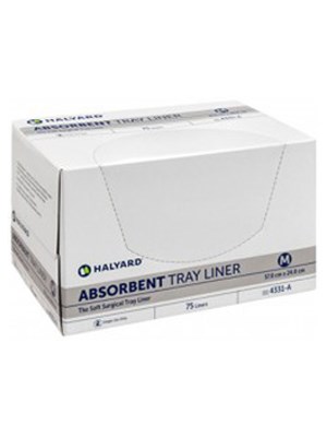 HALYARD* Absorbent Tray Liners, Medium, 24 x 36.5 cm