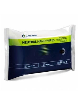 HALYARD* Neutral Hand Wipes, 20 x 20 cm