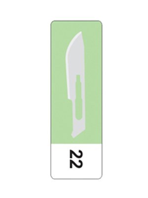 inhealth™ Scalpel Blade #22 Carbon Steel - Box/100