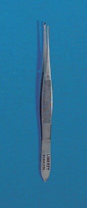 Liberty Iris Graefe Straight 1/2 teeth Forceps 10cm