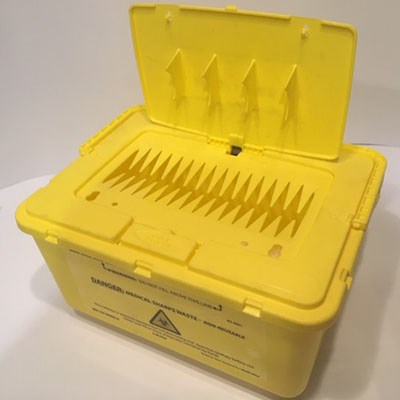 3.0L Sharps Container Re-Lockable Lid