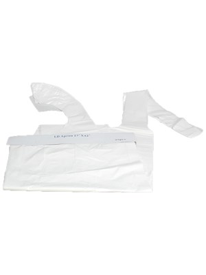 Plastic Apron (White) Hanger - Pk/25