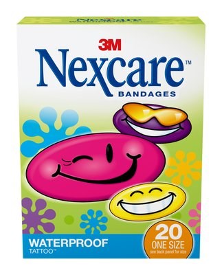 3M Nexcare Tattoo Cool Waterproof - Box/20