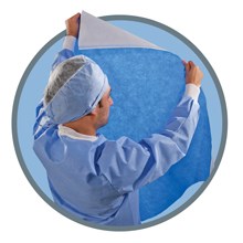 QUICK CHECK* Steriliz Wrap, H600 137 x 137 cm