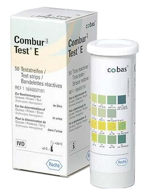 Roche Bandelettes de test urinaire Combur