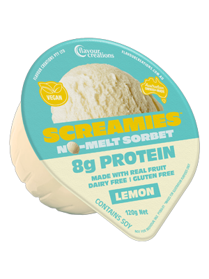 Screamies No Melt Sorbet Lemon 120g
