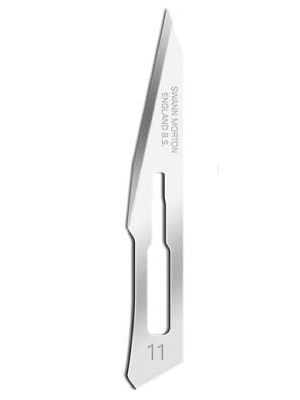 Swann-Morton Surgical Scalpel Blade No.11 Carbon Steel