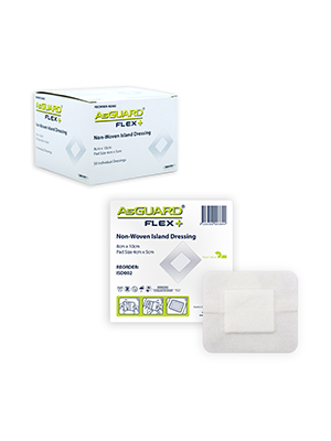 AsGUARD Flex+Non Woven Sterile 8 x 10cm