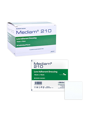 Mediam 210 Low Adherent 10 x 10cm