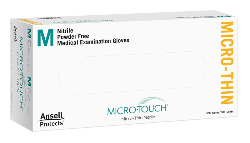 Ansell Micro-Touch Micro-Thin Nitrile Large